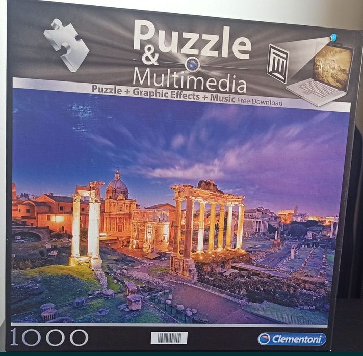 Nowe puzzle folia Rzym widok Clementoni 1000 elementów