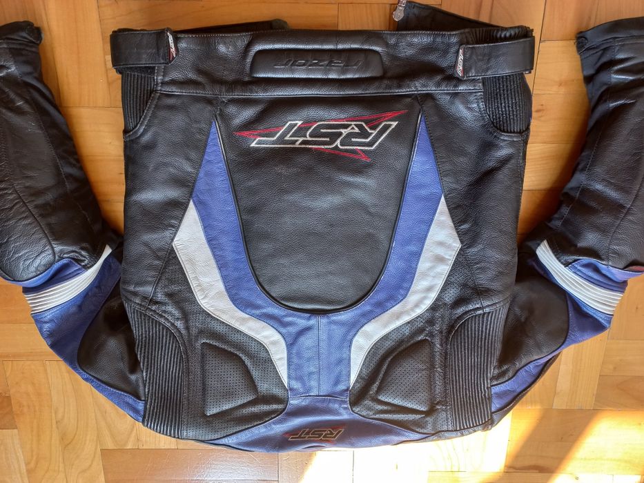 Kombinezon kurtka RST niebieska Skórzana strój na Motocykl