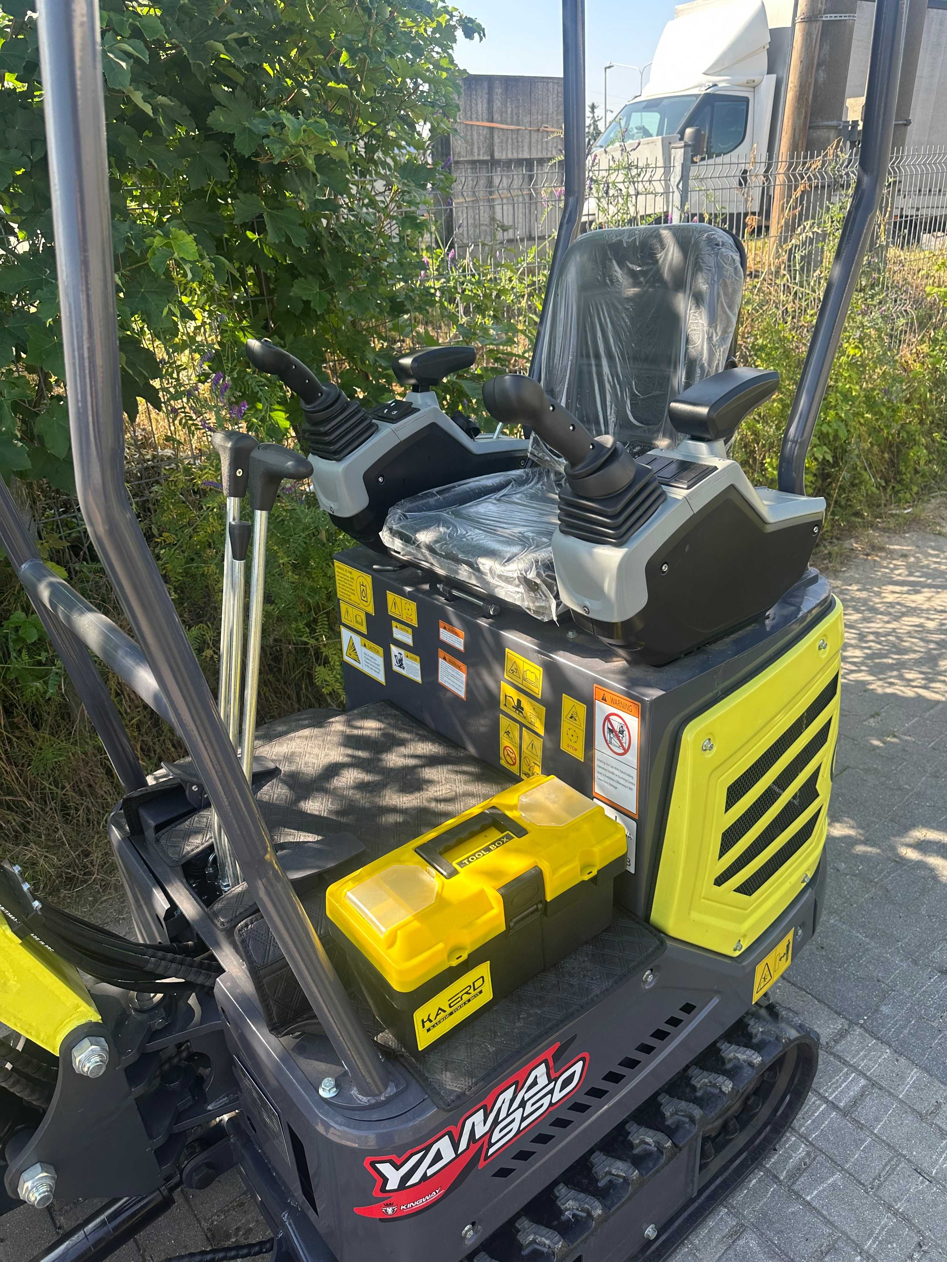 NOWA Minikoparka KINGWAY Yama SV 10 JOISTICKI 3 łyżki Ramię SKR KCIUK