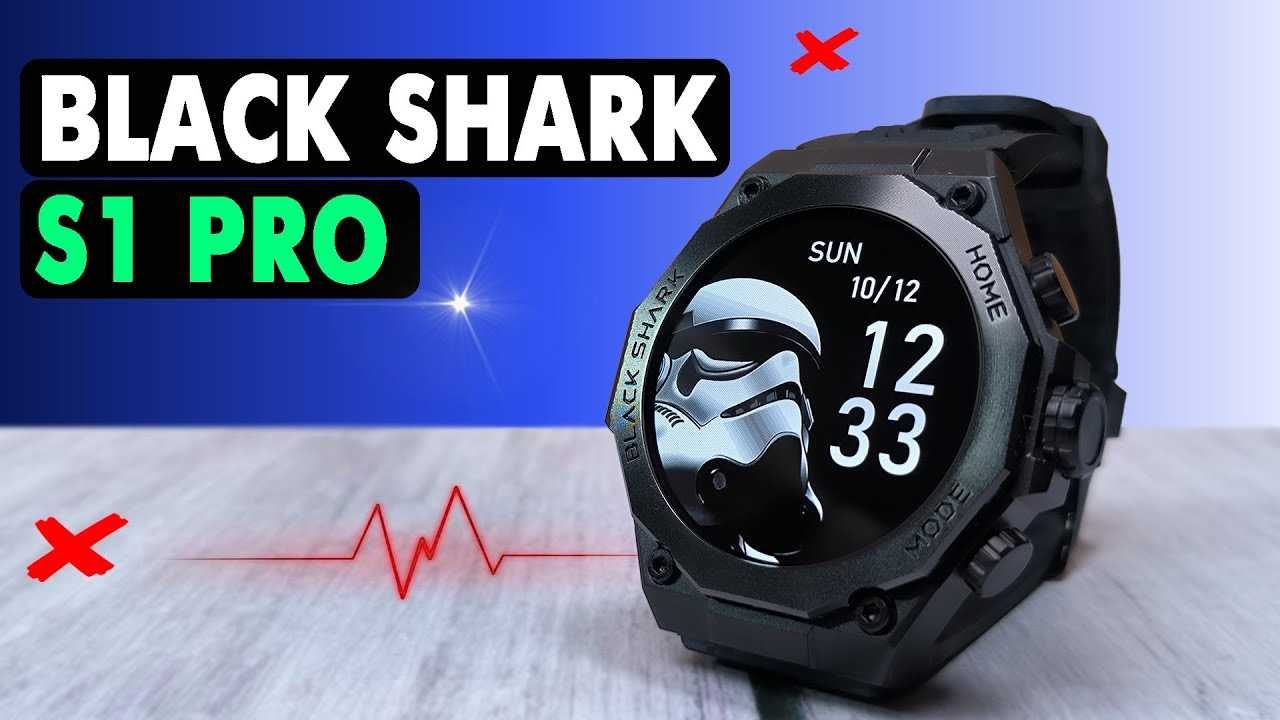 Xiaomi Black shark s1 pro, black/blue Смарт-годинник, original, нові в