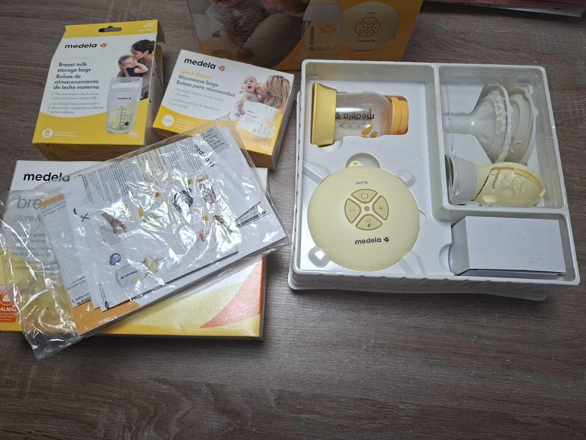 Bomba Medela + acessórios... como novo!