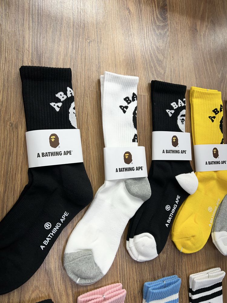 Шкарпетки A Bathing Ape Bape Socks Supreme Off-White