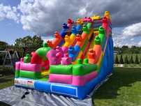 Dumachańce Dmuchana Zjeżdżalnia Bubble House Piana Party Urodziny