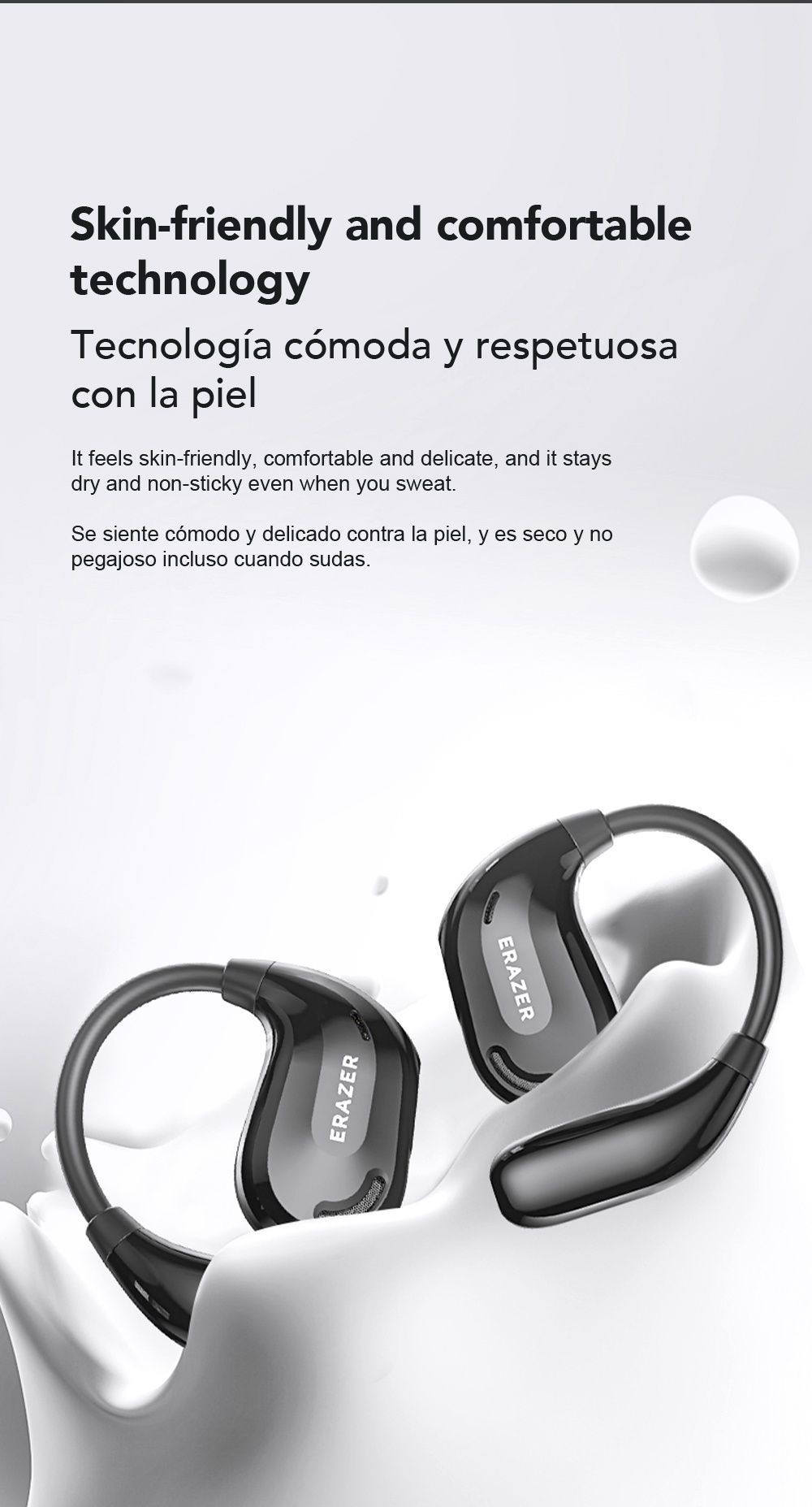 Наушники переводчик Erazer XT66 Pro Ai.