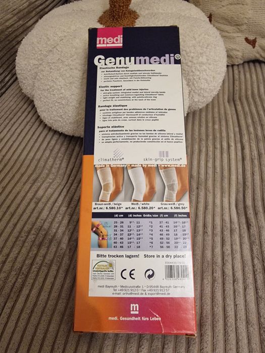 Orteza na kolano rozm. M medi Genumedi NOWA