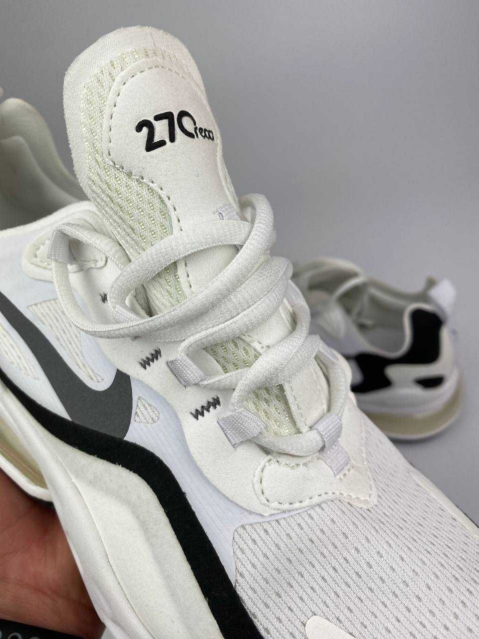 Nike Air Max 270 react white \ більше фото У Instagram zakup.ukraine