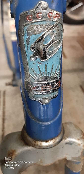 Znaczek emblemat Ukraina rower cccp xb3 rower Ukraina rower zabytek