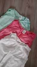 3pak koszulki bluzki H&M 74