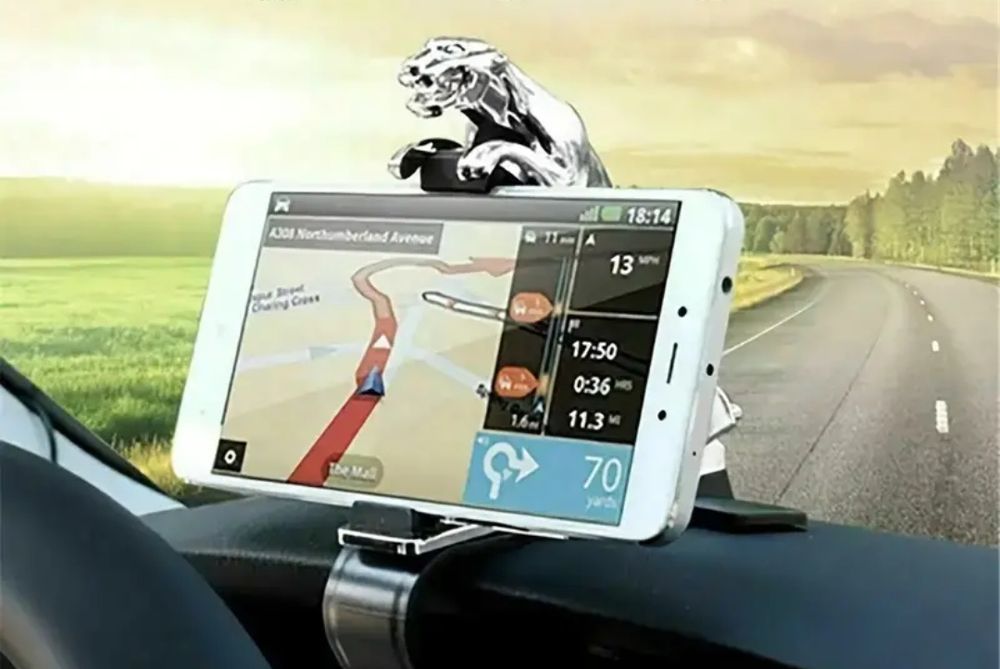 Uchwyt mocowanie stojak na telefon jaguar