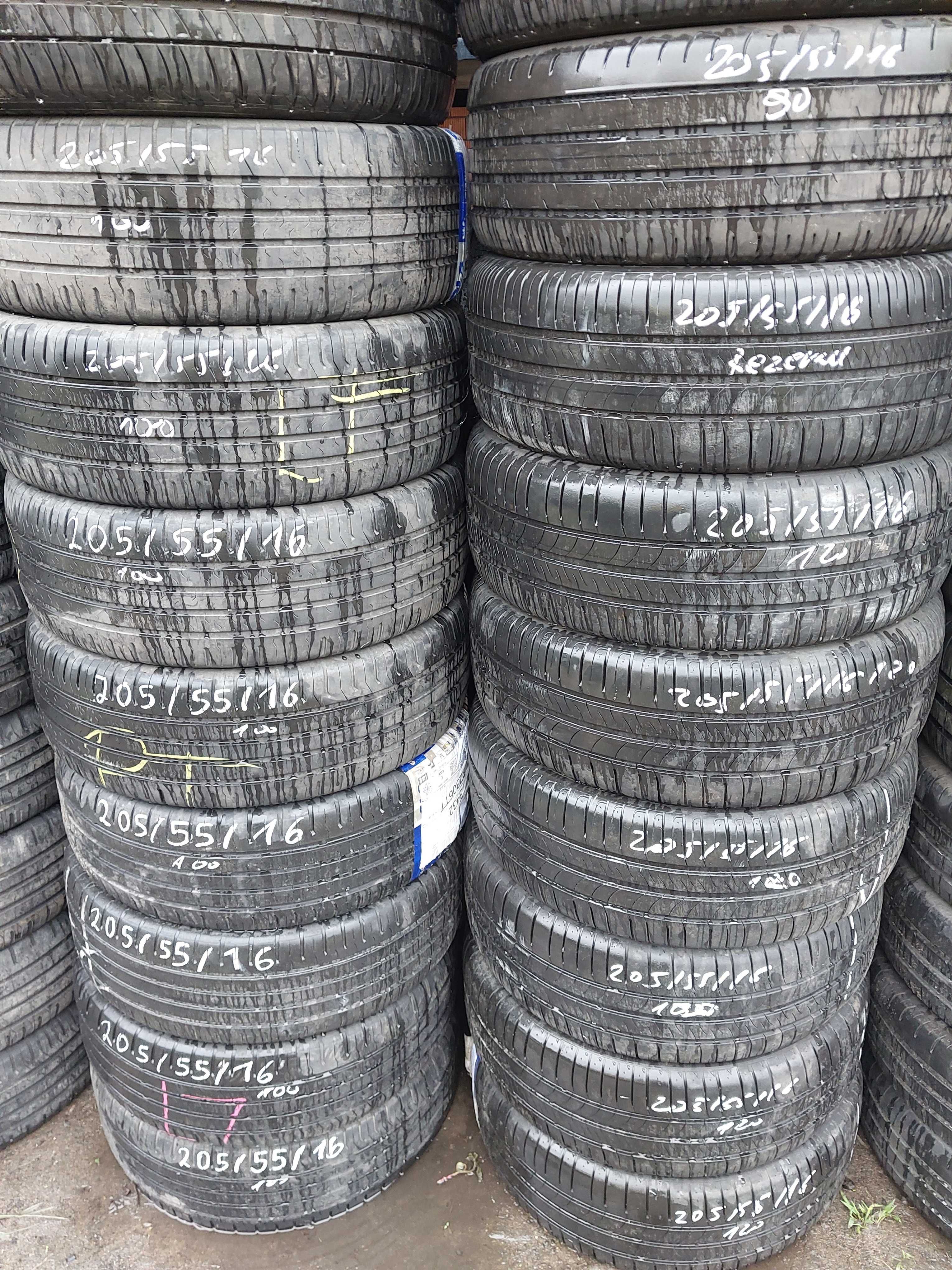 Opony letnie używane 205/55/16 Continental Michelin itp. okazja TORUŃ!