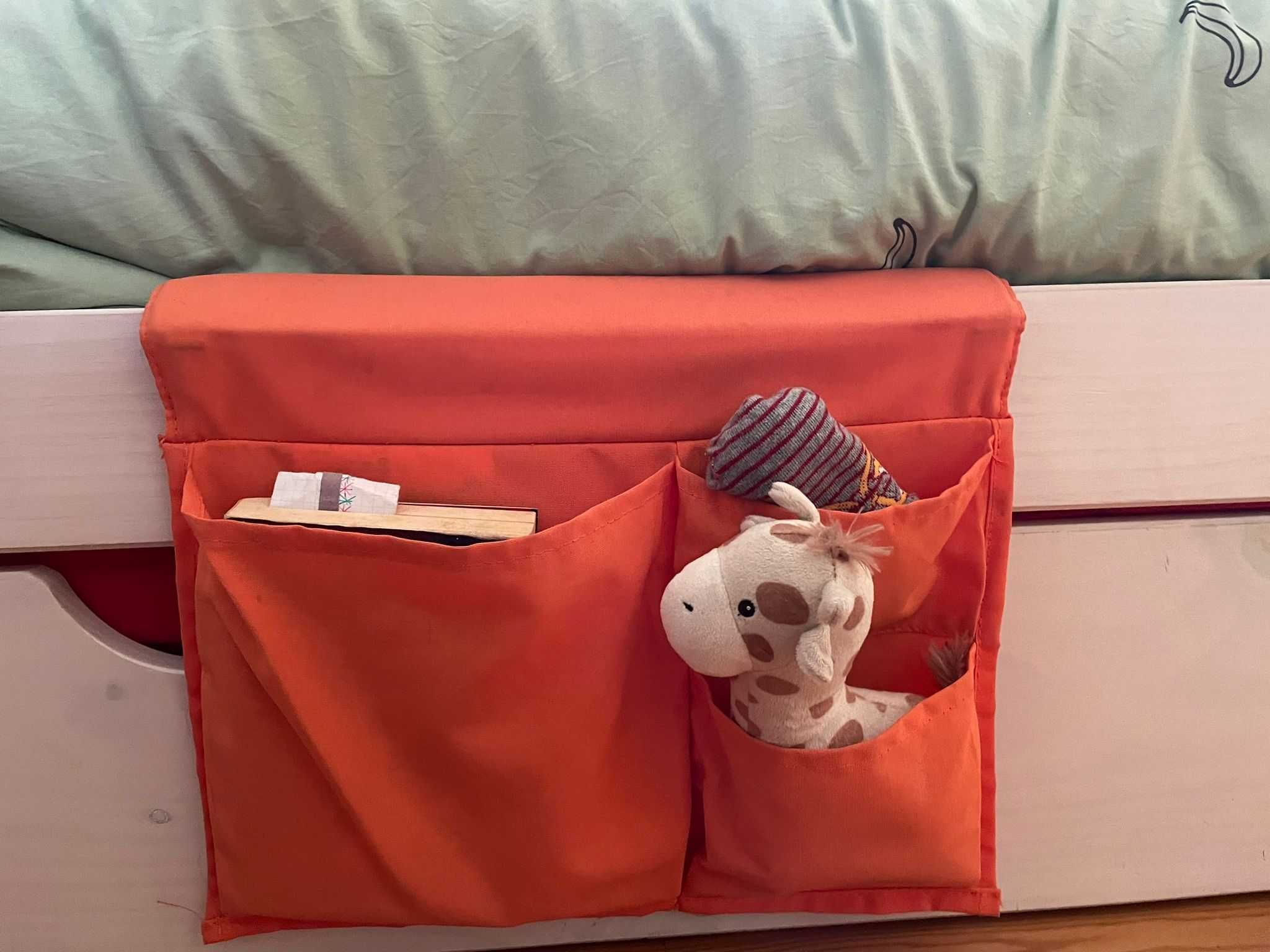 Bed pocket, cor-de-laranja do IKEA