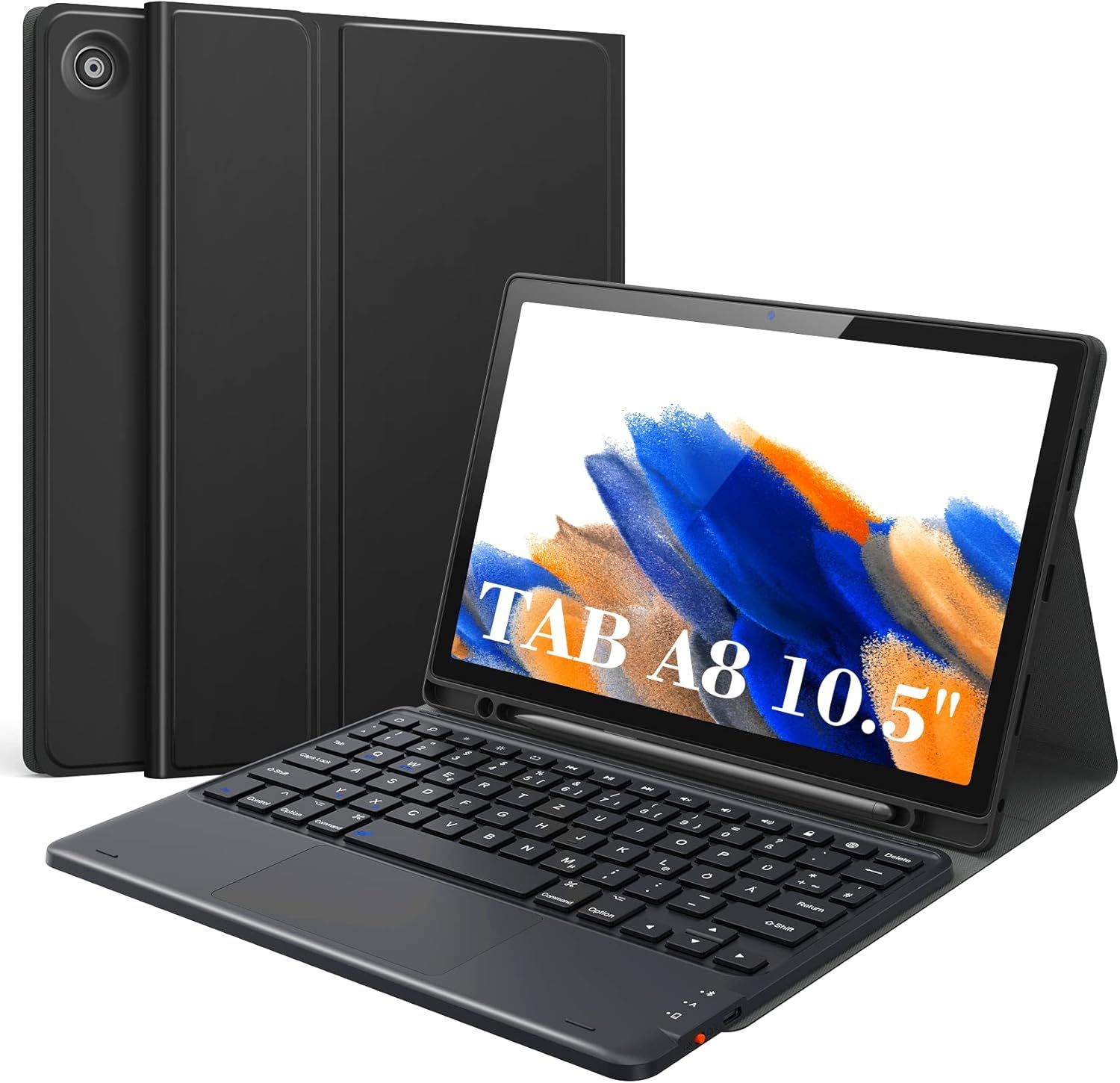 Outlet Etui Z Klawiatura Samsung Galaxy Tab A8 10,5" Qwertz Opis!