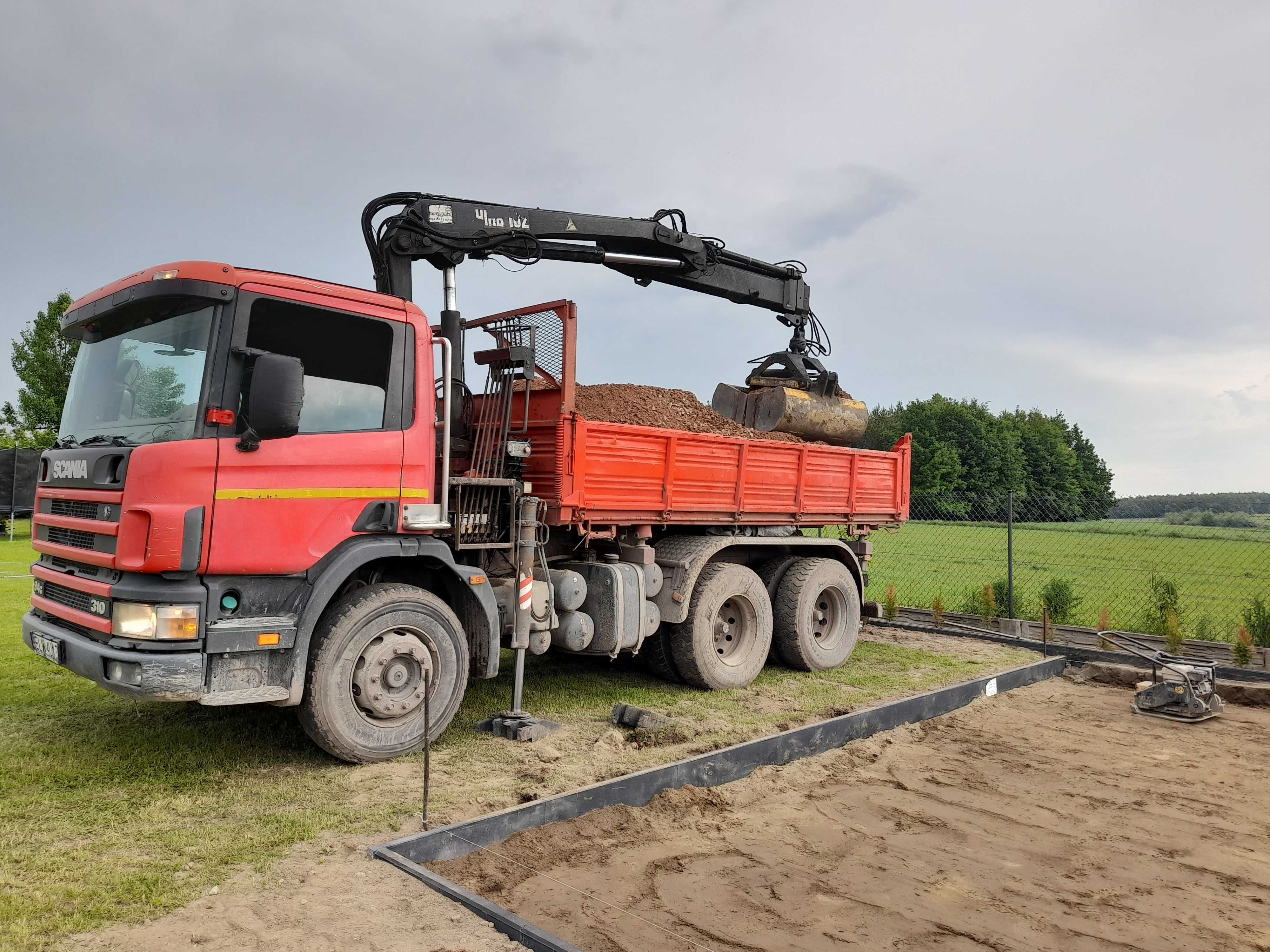 Wywóz gruzu USŁUGI HDS Transport hds, Wywrotka, Piach,Ziemia,żwir hds