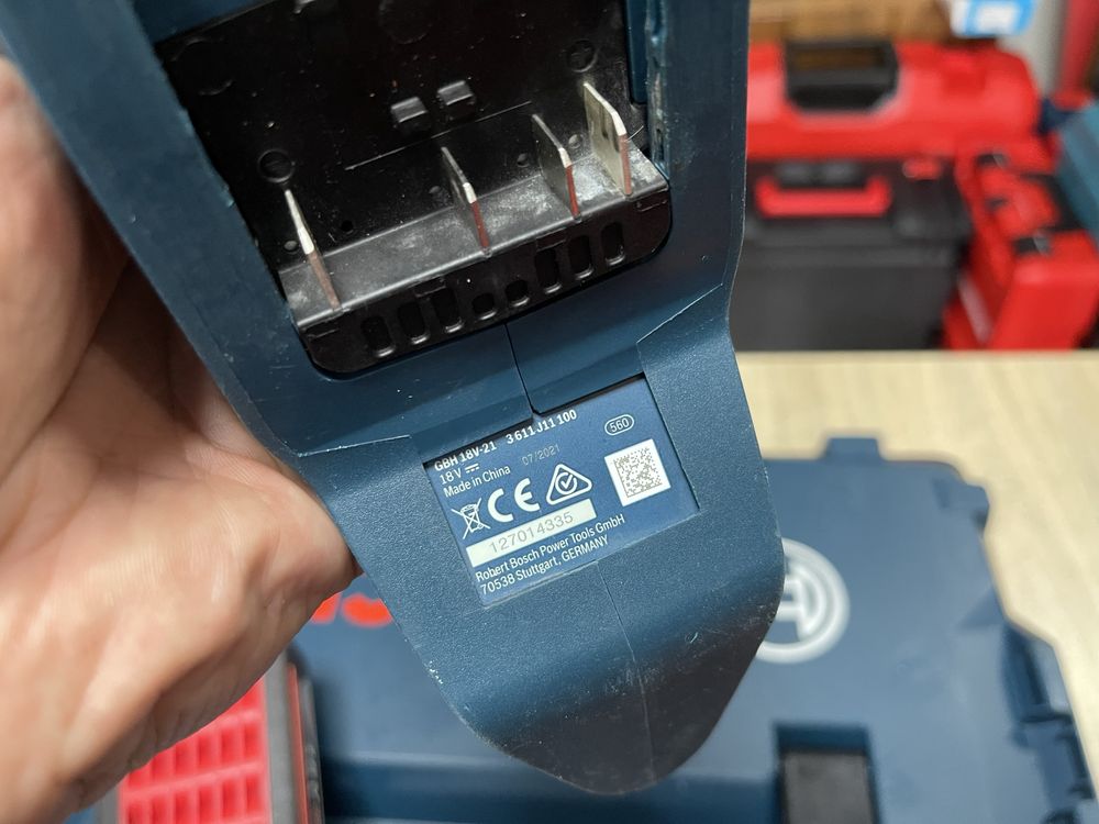 Bosch GBH 18V-21 / безщітковий перфоратор Бош 18V, комплект