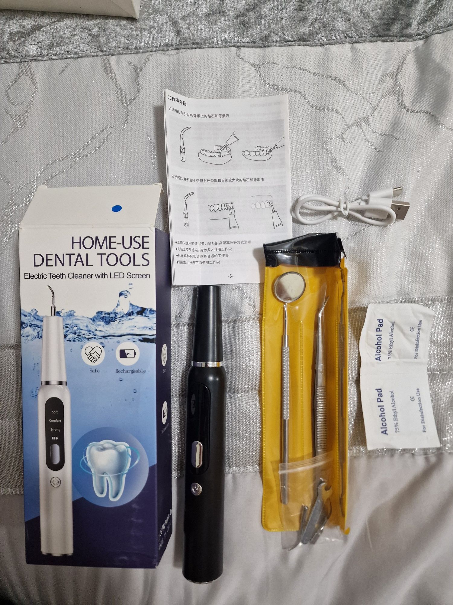 Limpador dental elétrico