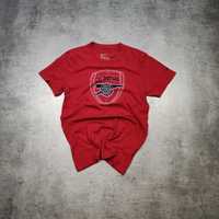 MĘSKA Koszulka Piłka Nożna Arsenal Londyn FC Duże Logo Nike Bawełna