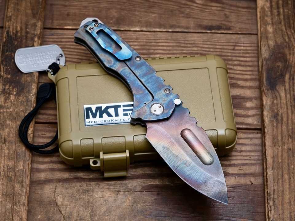 Nóż Medford Praetorian Ti - custom - full tytan