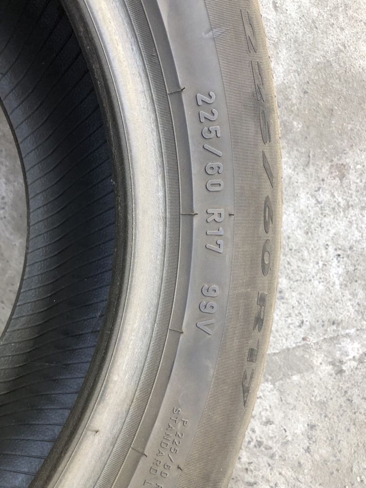225/60/17 pirelli cinturato p7 runflat