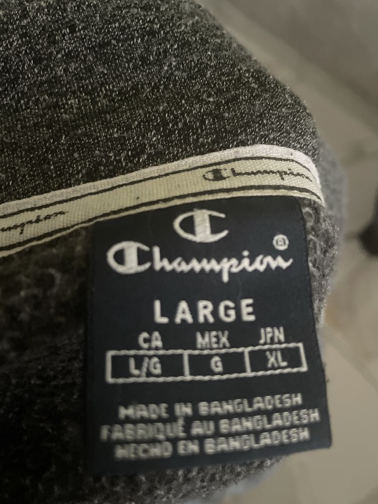 Zasuwana bluza meska rozmiar XL Champion XL