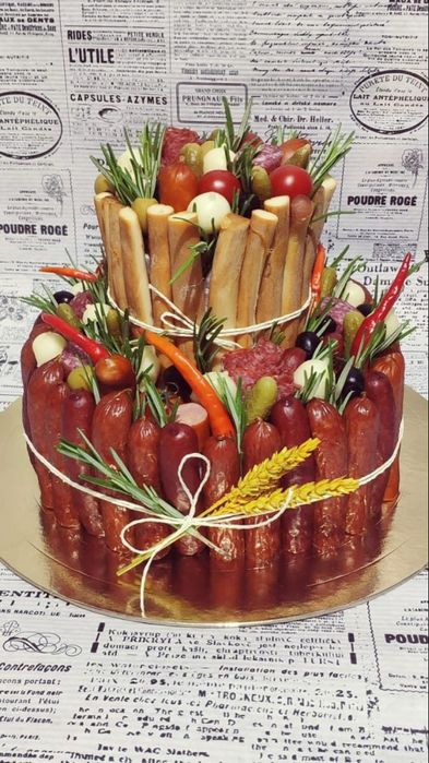 Смачні букети,Бокси,М'ясні торти на замовлення.Доставка по м.Бердичів