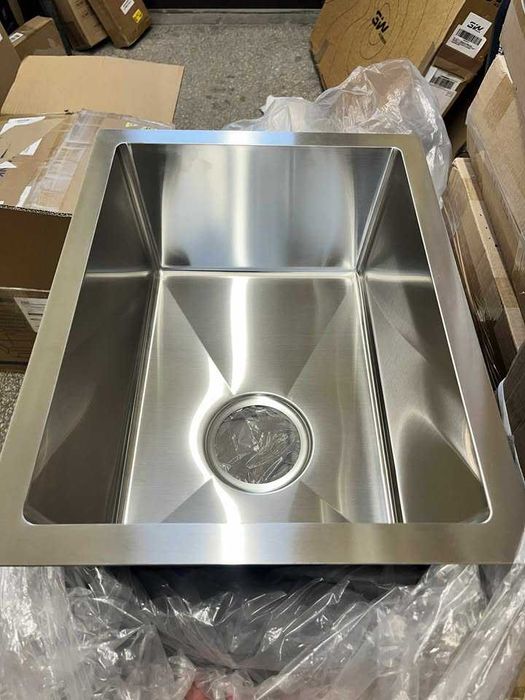 Zlewozmywak jednokomorowy stal nierdzewna 35x45