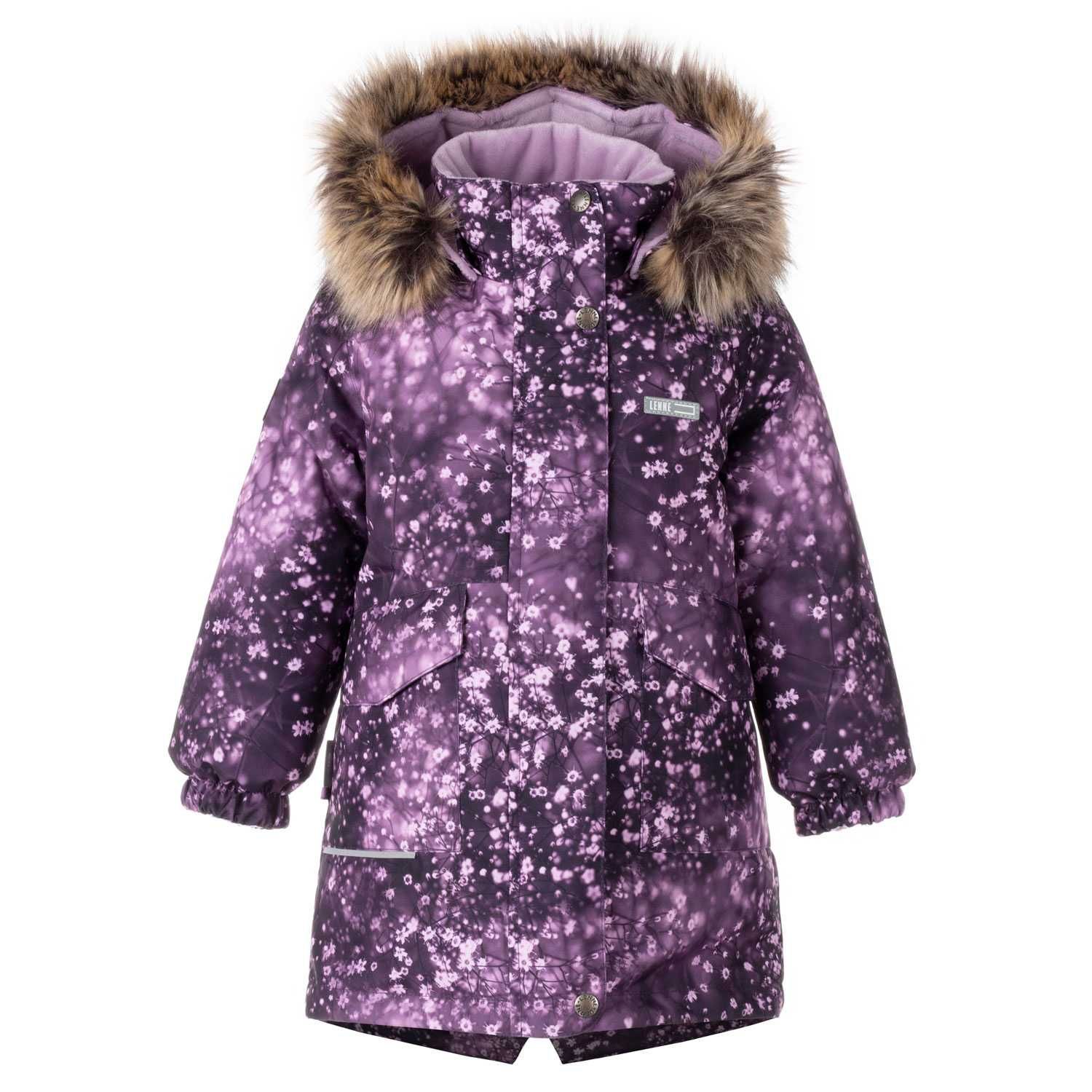 Зимова куртка парка для дівчинки  LENNE VIOLA 23334 р.128,134,140