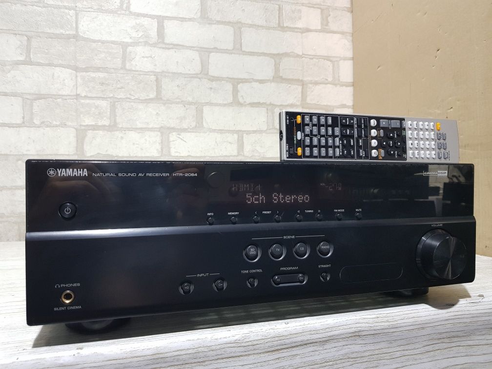 Пульт!6.1 АVСтерео ресивер/підсилювач  Yamaha HTR-2064 HDMI б/у +1