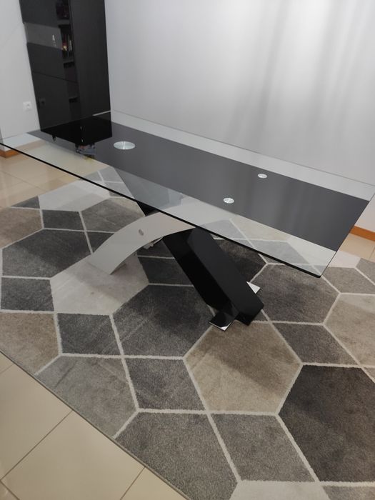 Mesa de vidro sala de jantar