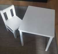 Mesa e cadeira criança ikea kritter