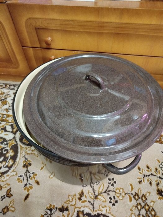 Каструля емальована 40 літрів