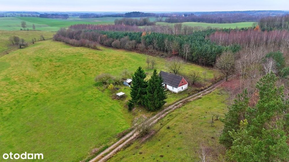 Działka 1665m2 z domem do całkowitego remontu