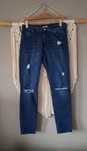 H&M przecierane jeansy M/38 z rozdarciami