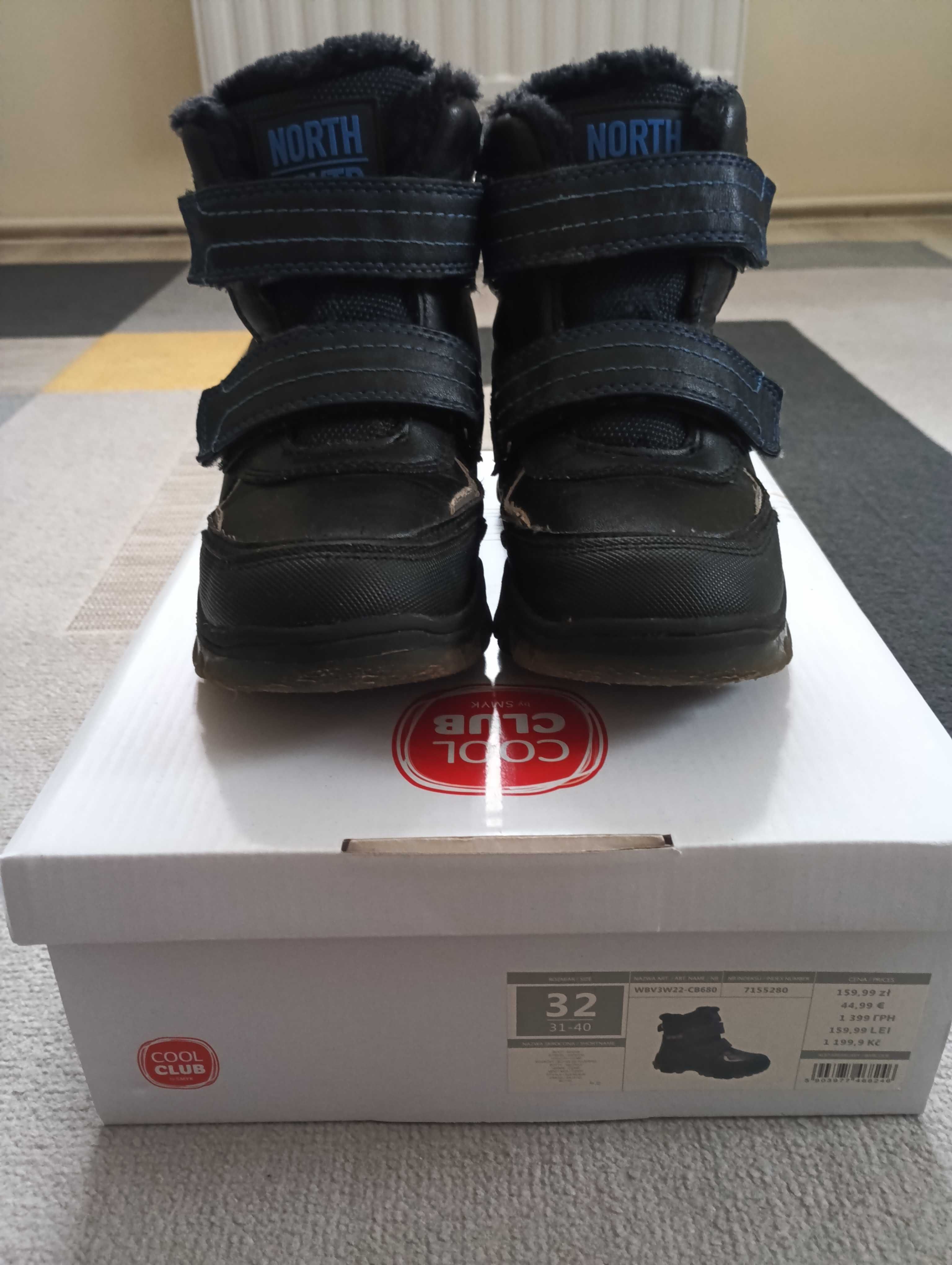 Buty zimowe chłopięce Cool Club rozm. 32