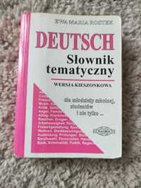 Deutsch Słownik tematyczny wersja kieszonkowa Ewa Maria Rostek