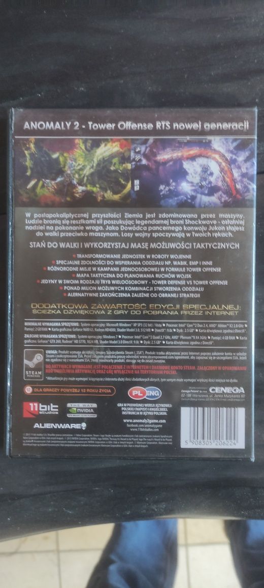 Gra Anomaly PC DVD