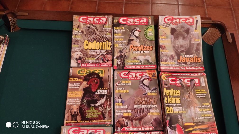 Vendo revistas caça e cães de caça