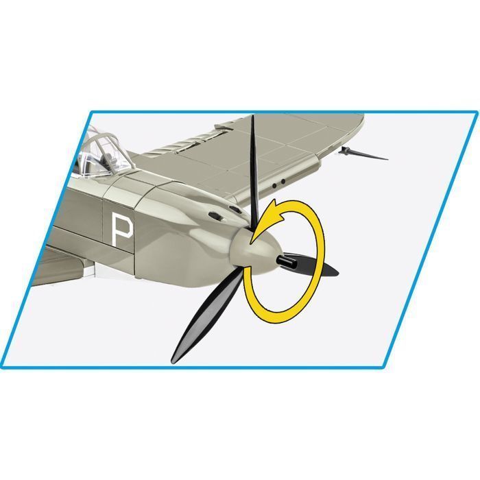 Klocki Cobi 5746 Samolot Myśliwiec Bell P-39D Airacobra Figurka 361 El