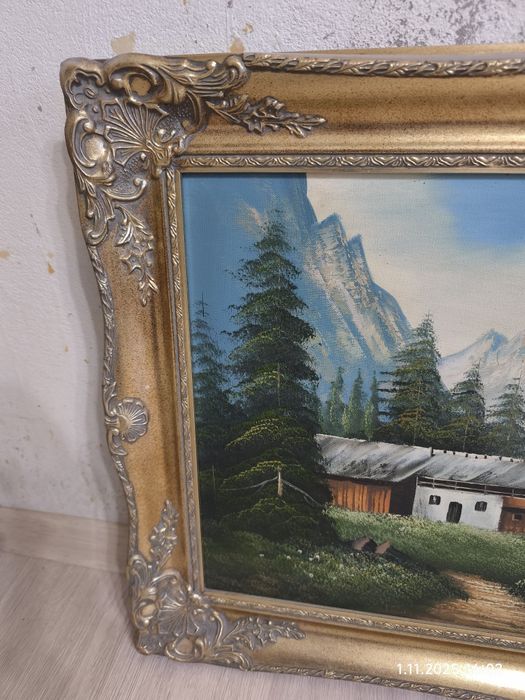 Obraz na płótnie w ozdobnej ramie