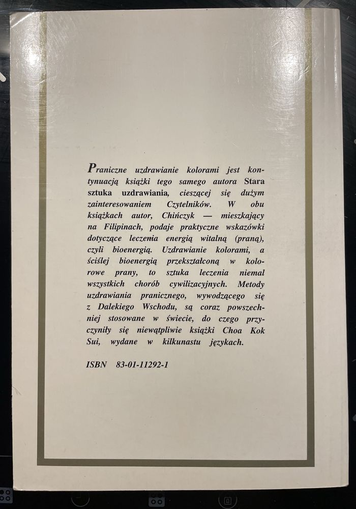 Choa Kok Sui - Praniczne uzdrawianie kolorami