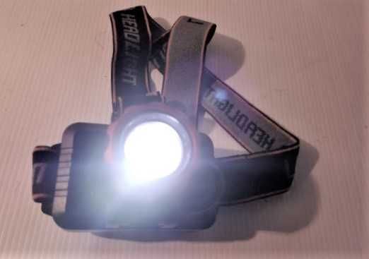 Lanterna LED de cabeça recarregável USB Zoom