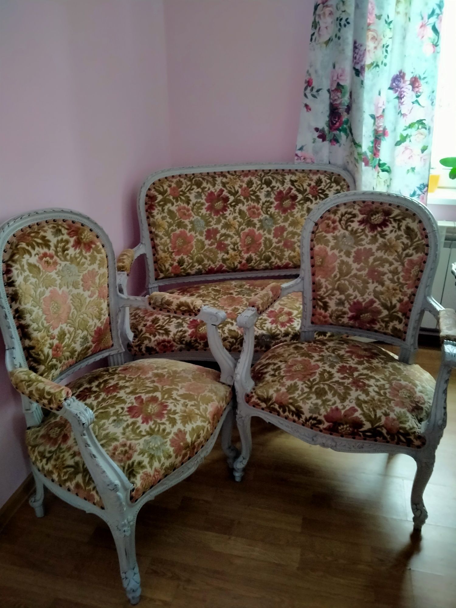 Meble stylowe Ludwik, wypoczynek komplet