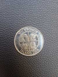Moneta 10 kronur  Island