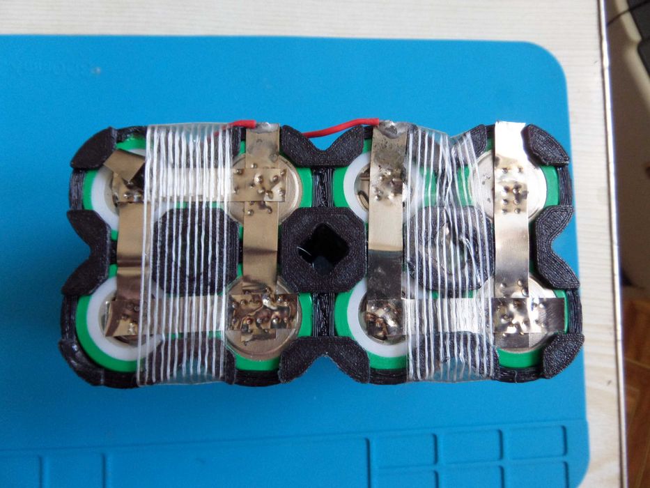 lifepo4 (акум 26650) holder холдер акумуляторов 4s1p 4s2p 4s3p