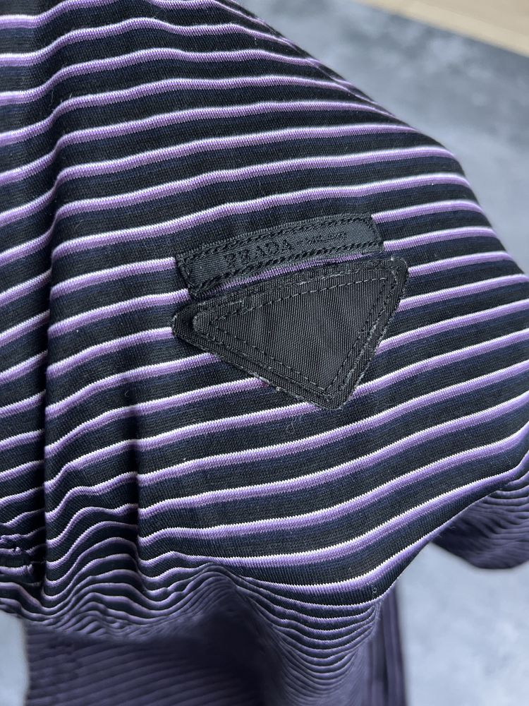 Футболка поло prada milano neylon t shirt polo