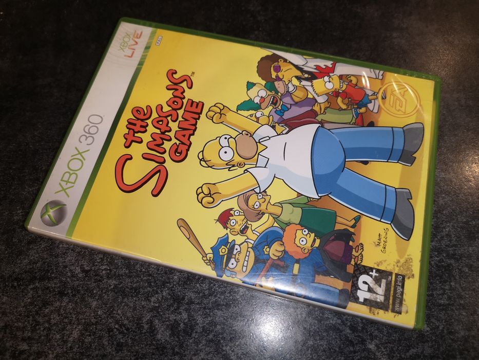 Simpsons Game XBOX 360 gra (3x ANG) stan BDB+  (rzadkość na rynku)