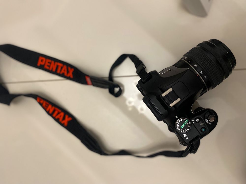 Lustrzanka Pentax K-x obiektyw DAL 18-55mm