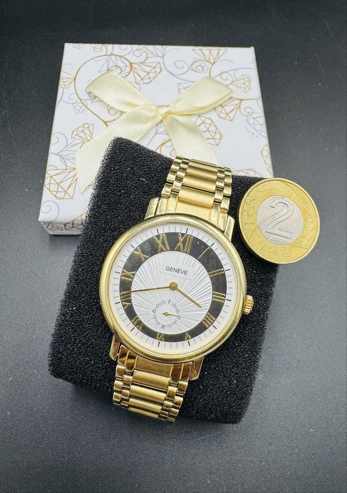 Nowy zloty zegarek proba 585 waga 61,07g