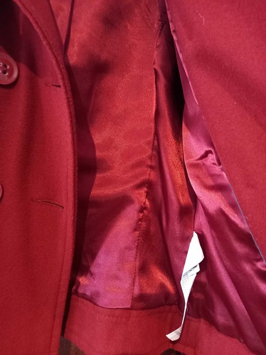 Casaco curto de inverno, bordeaux - M - Stradivarius