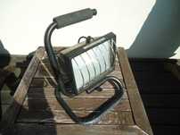 halogen budowlany lampa czarny