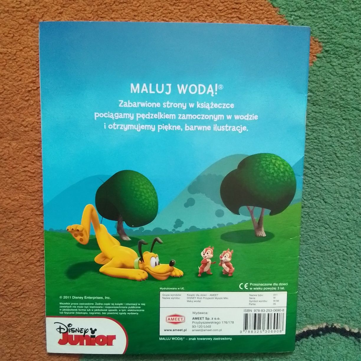 Kolorowanka wodna Disney Klub Przyjaciół Myszki Miki, Maluj wodą!